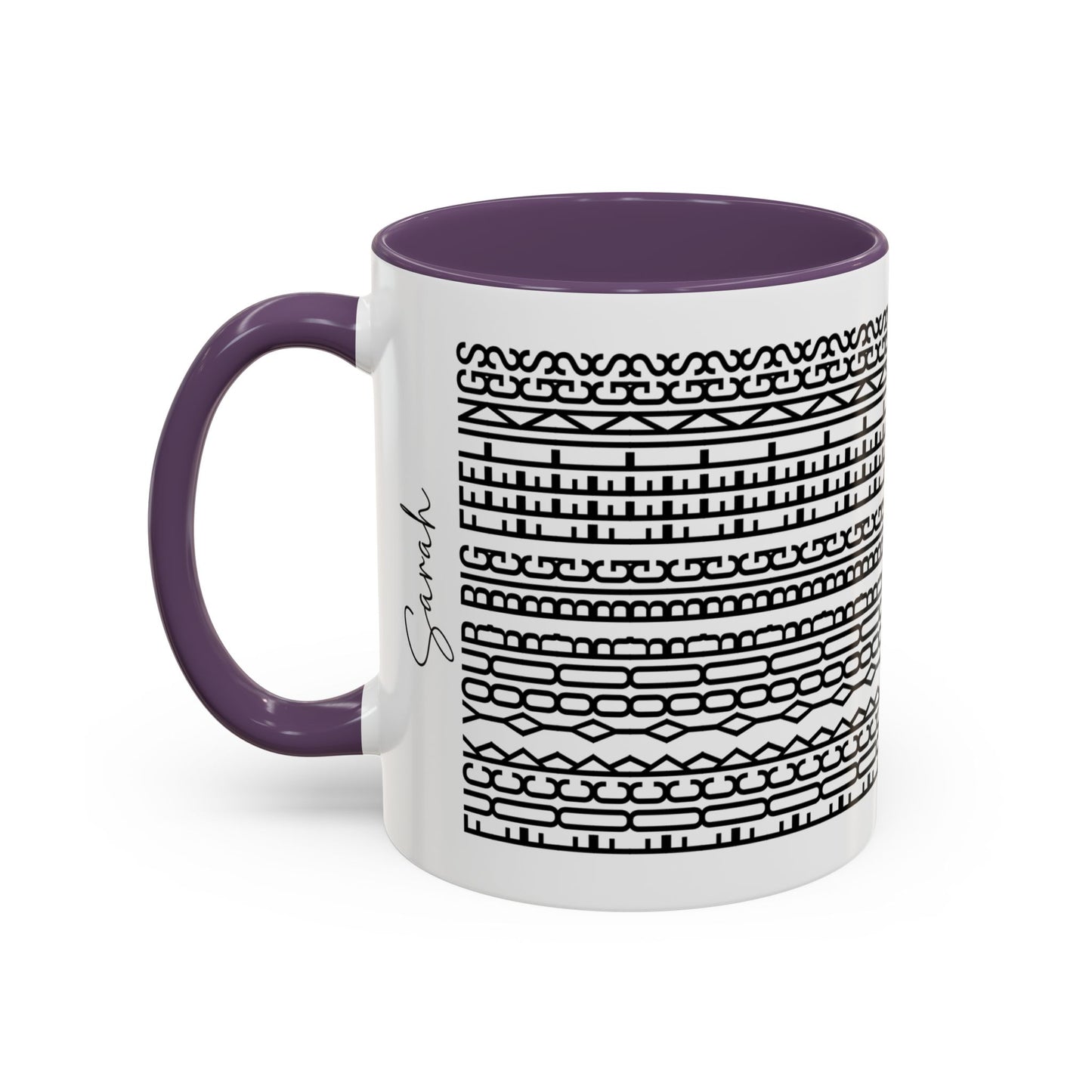 F**k Your Big Feelings – Hidden Message Mug (Black Text)