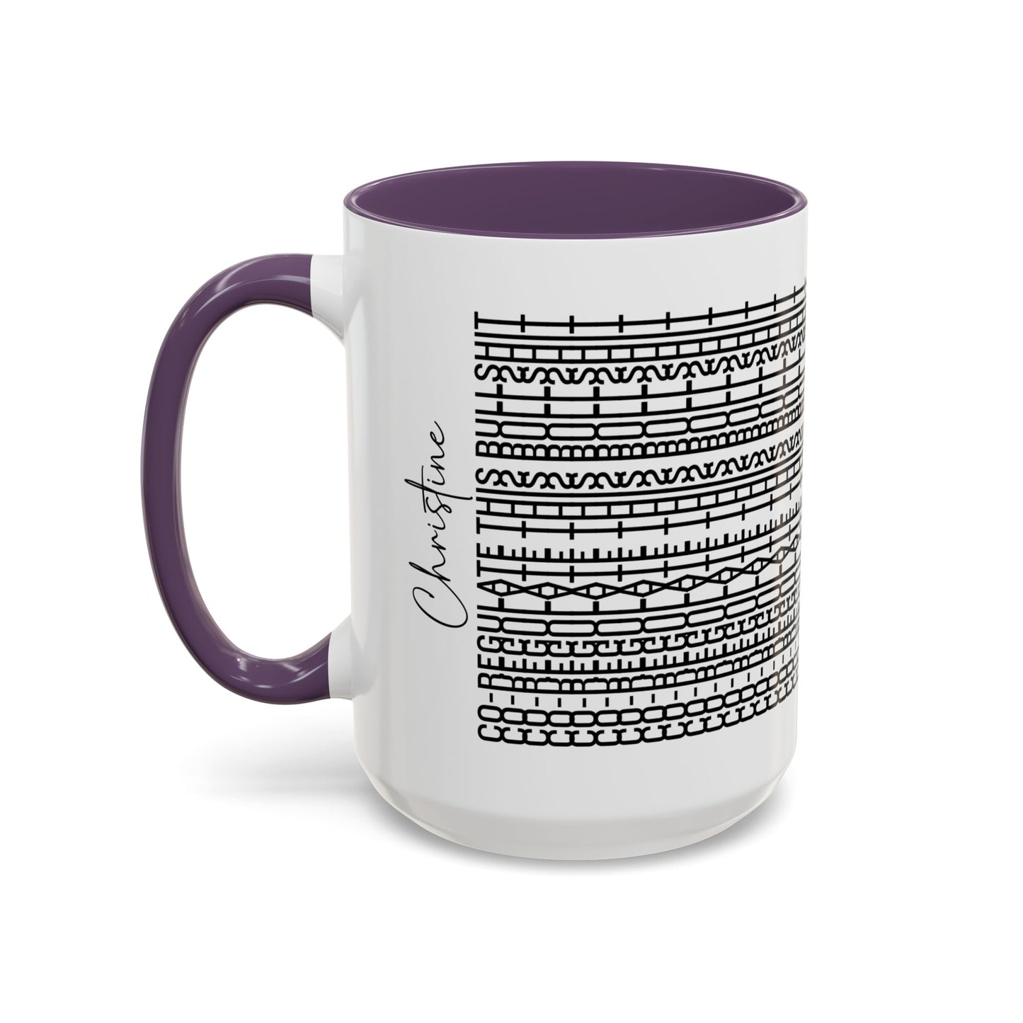 Co-Regulate This Bullsh*t – Hidden Message Mug (Black Text)