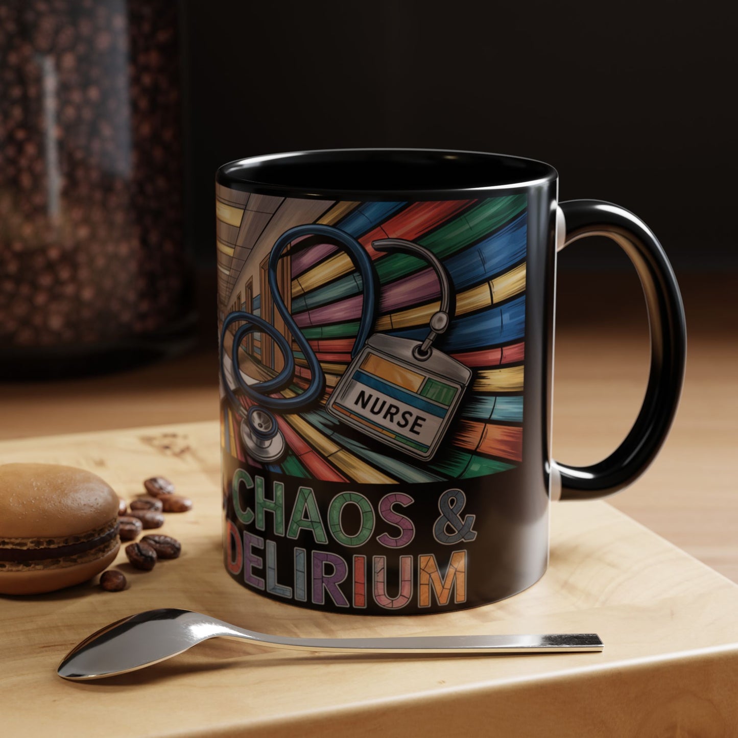Personalized Nurse Chaos Coffee Mug