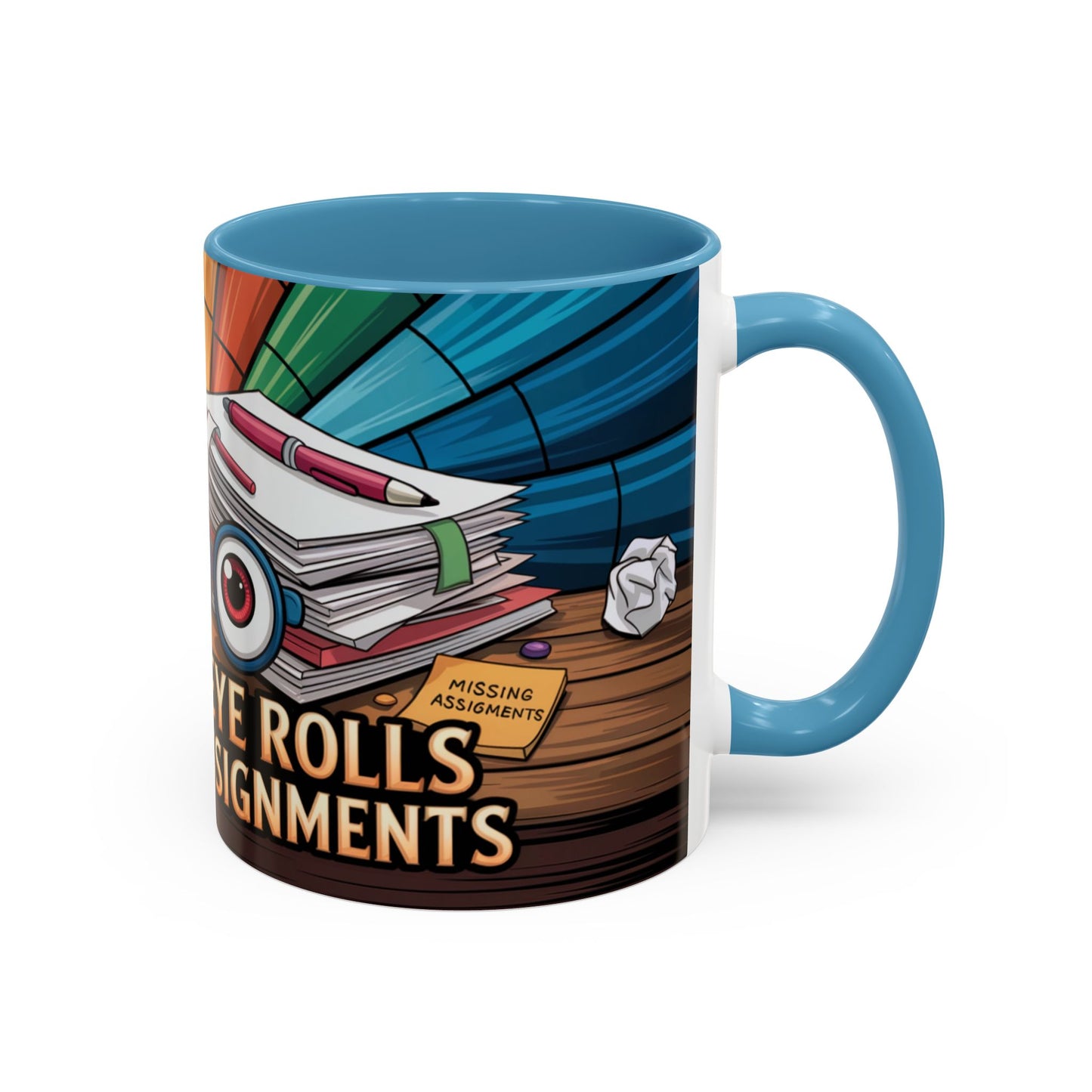 Personalized Teacher Eyeroll Coffee Mug