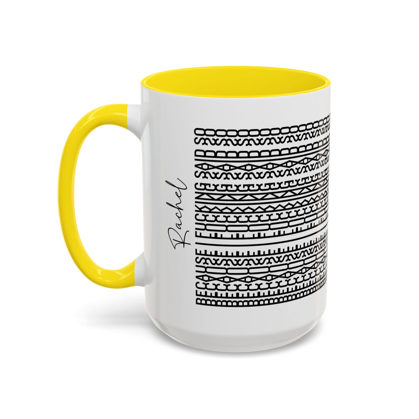 Because I F**ing Said So – Hidden Message Mug (Black Text)