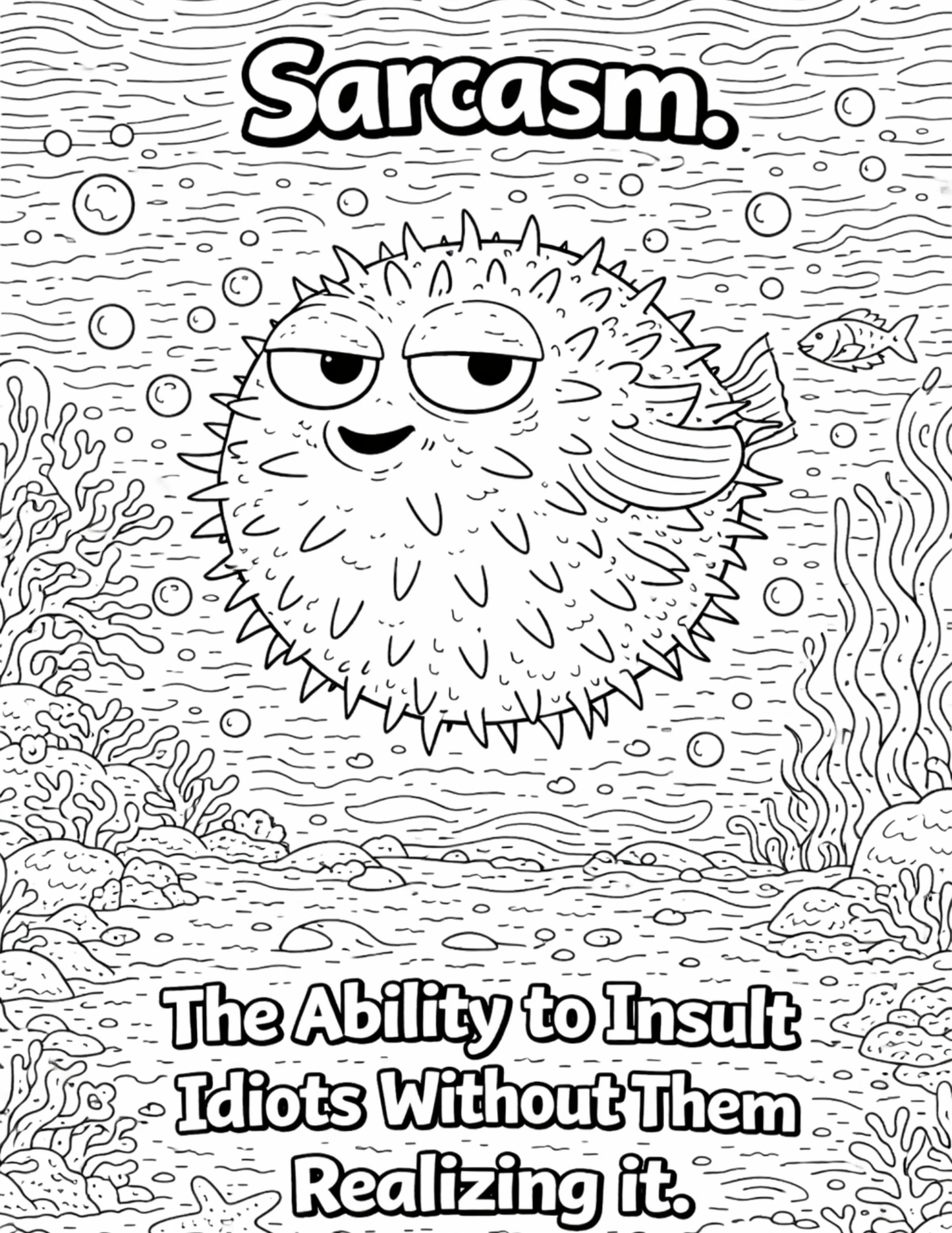 Sarcastic Adult Animal Coloring Pages - Volume 3