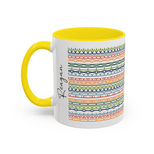 Use Your F**ing Calm Voice – Hidden Message Mug (Colorful Text)