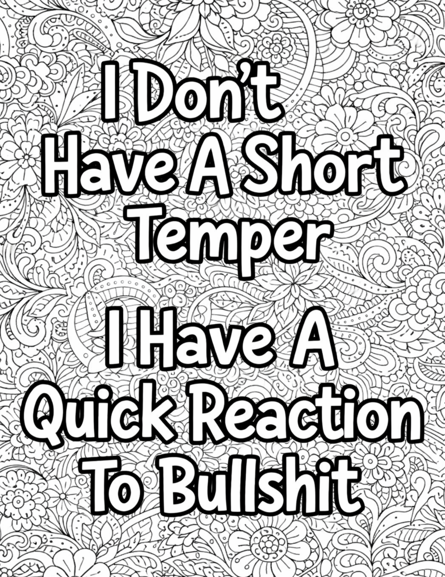 Sarcastic Adults Quote Coloring Pages - Volume 2