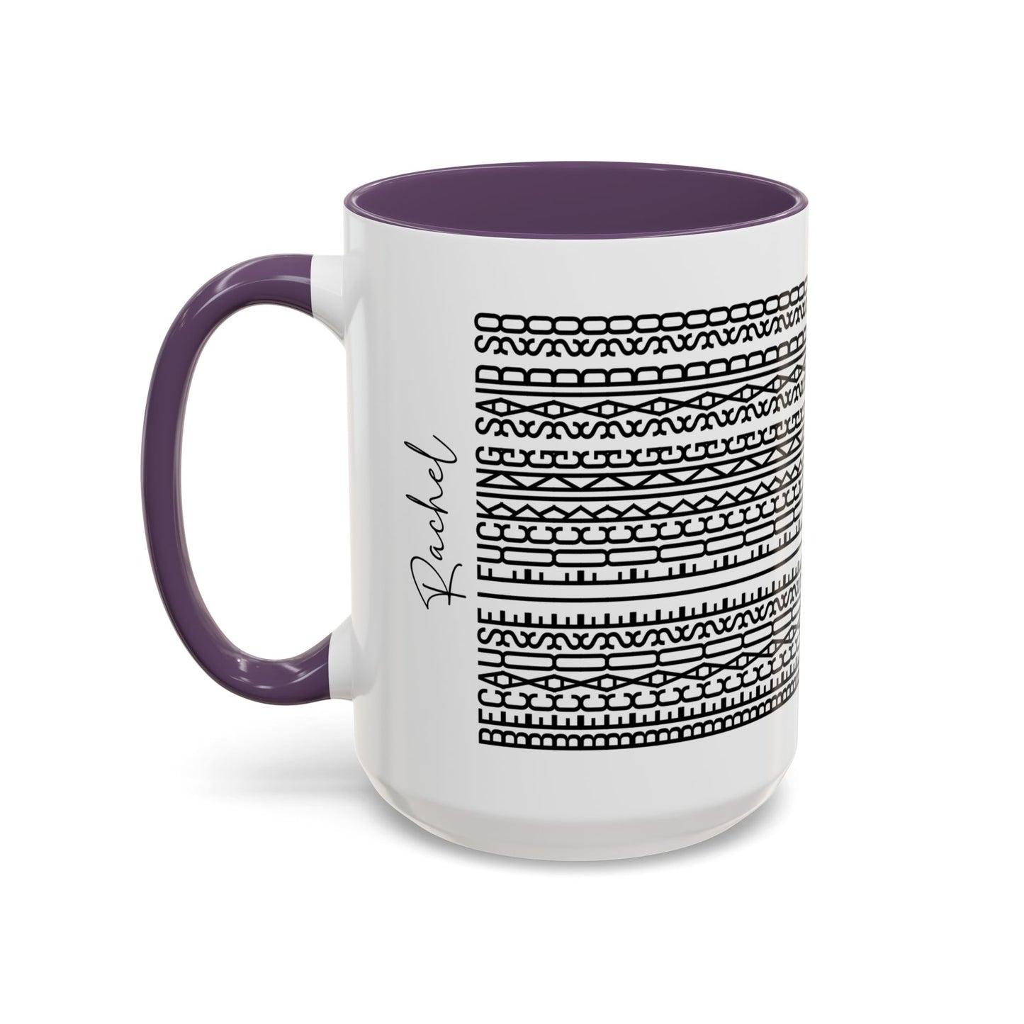 Because I F**ing Said So – Hidden Message Mug (Black Text)