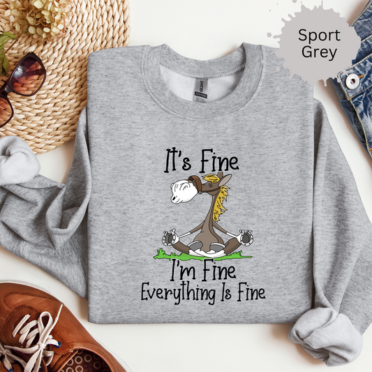 Everything's Fine Crewneck Sweatshirt