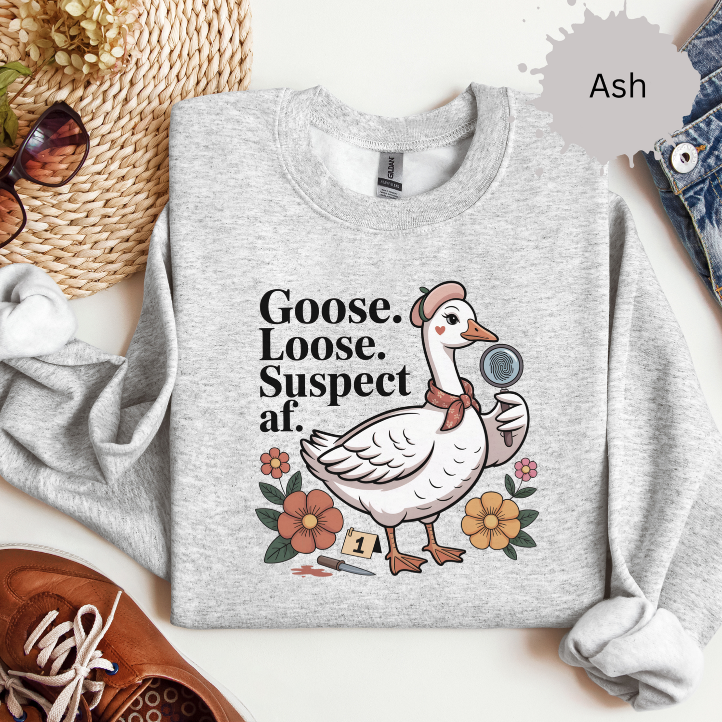 Goose Loose Suspect AF Crewneck