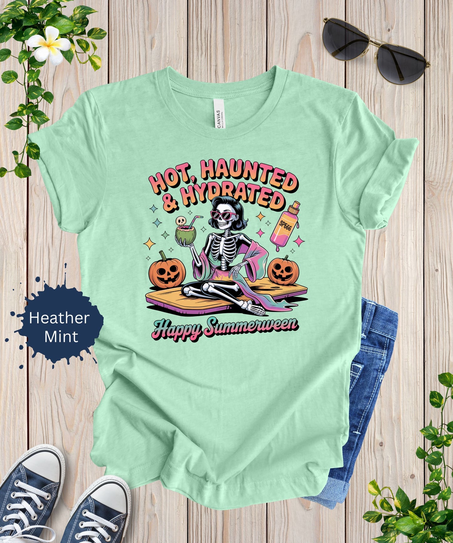 Haunted & Hydrated Spooky Summer Tee