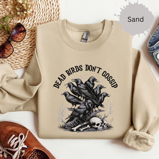 Feathers Keep Secrets Crewneck Sweatshirt