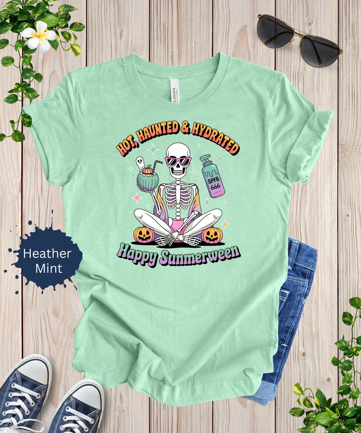 Hot, Haunted and Hydrated Summerween Shirt
