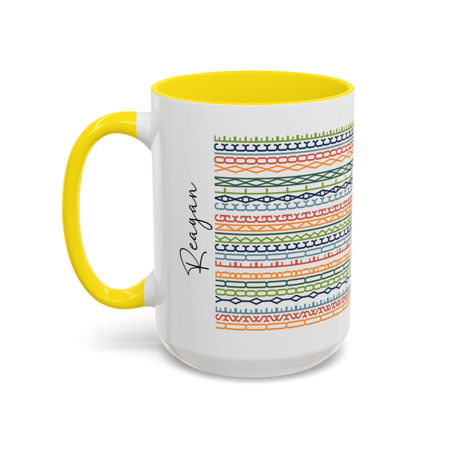 Use Your F**ing Calm Voice – Hidden Message Mug (Colorful Text)