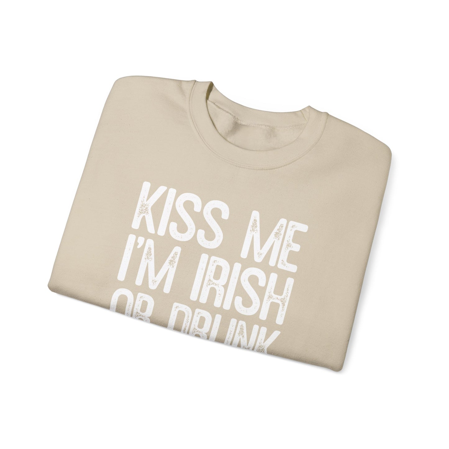 Kiss Me Im Irish Crewneck Sweatshirt