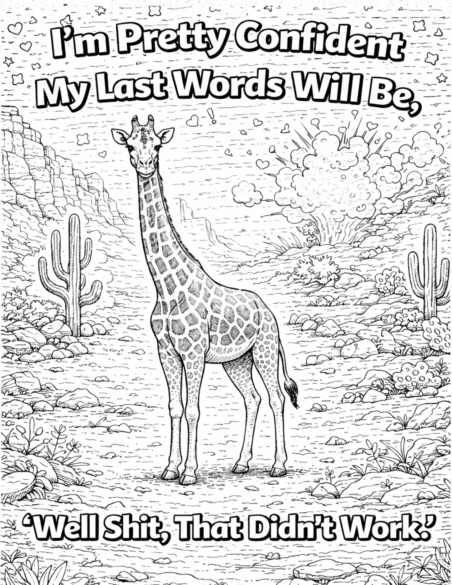 Sarcastic Adult Animal Coloring Pages - Volume 4
