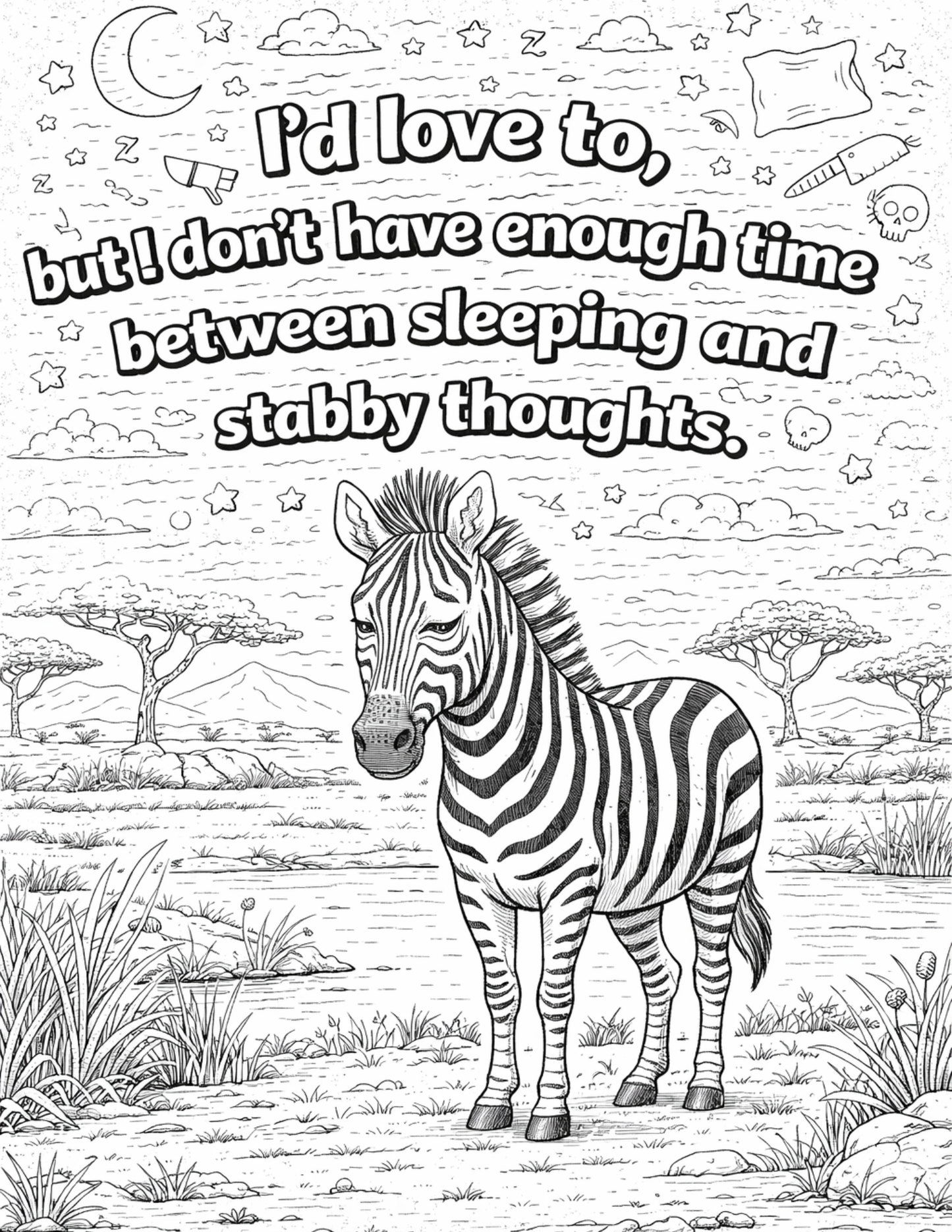 Sarcastic Adult Animal Coloring Pages - Volume 4