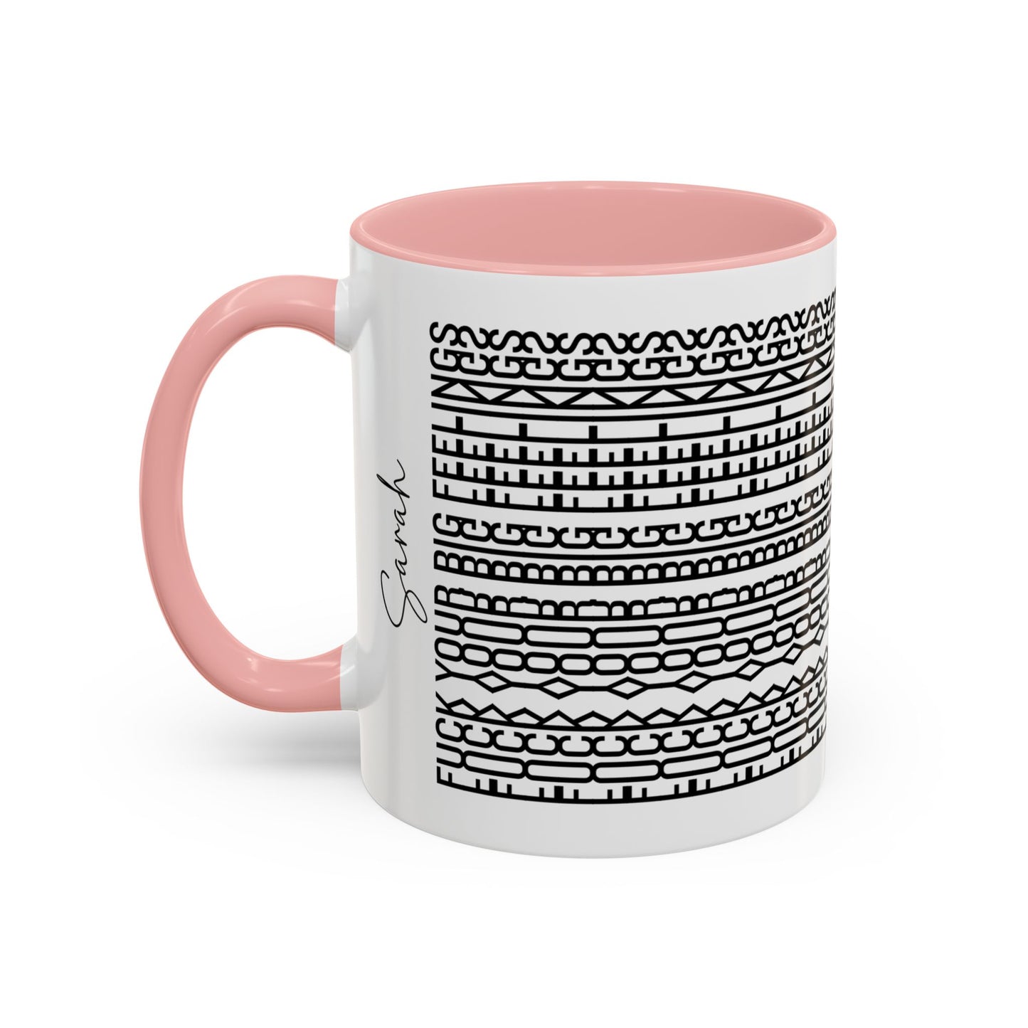 F**k Your Big Feelings – Hidden Message Mug (Black Text)