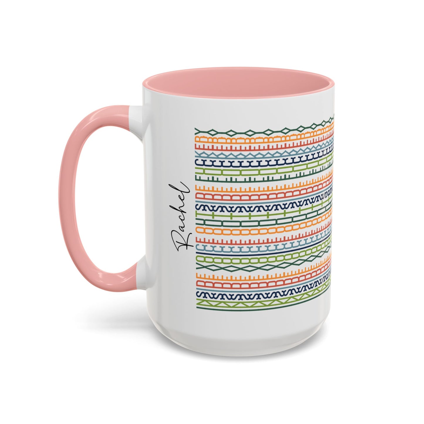 Inside Voice, Outside F**kery – Hidden Message Mug (Colorful Text)
