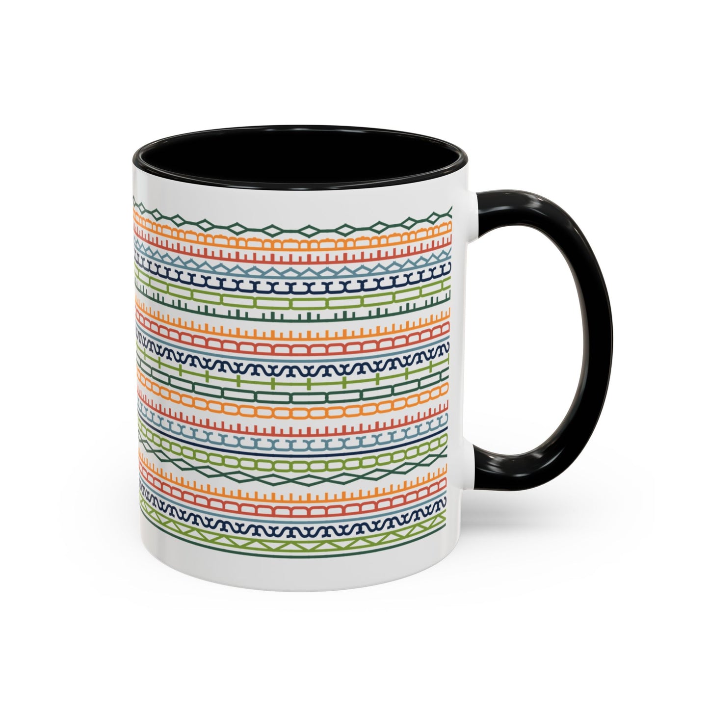 Inside Voice, Outside F**kery – Hidden Message Mug (Colorful Text)
