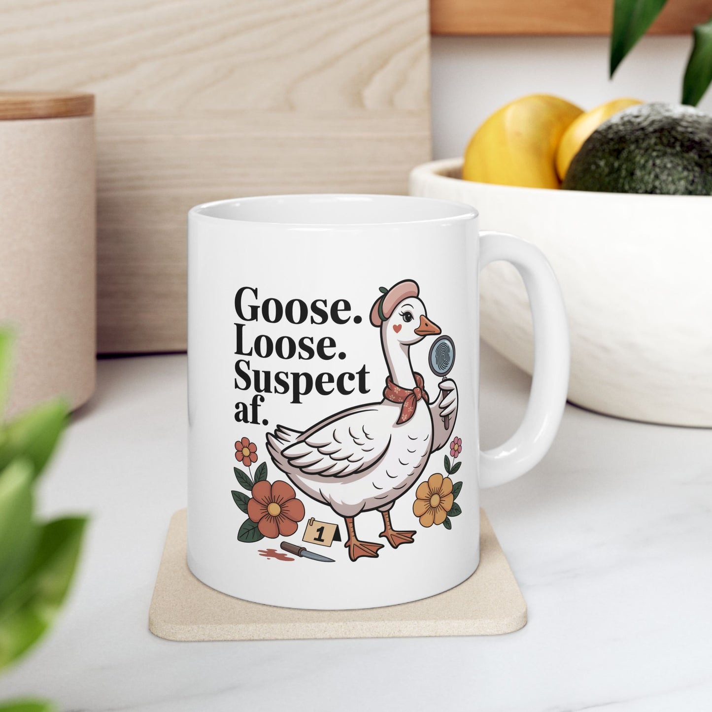 Honk if You're Guilty Ceramic Mug