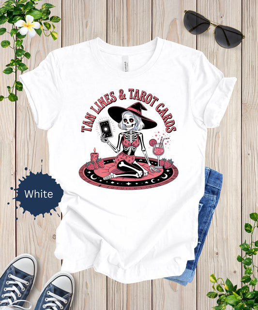 Summer Tarot Skeleton Shirt