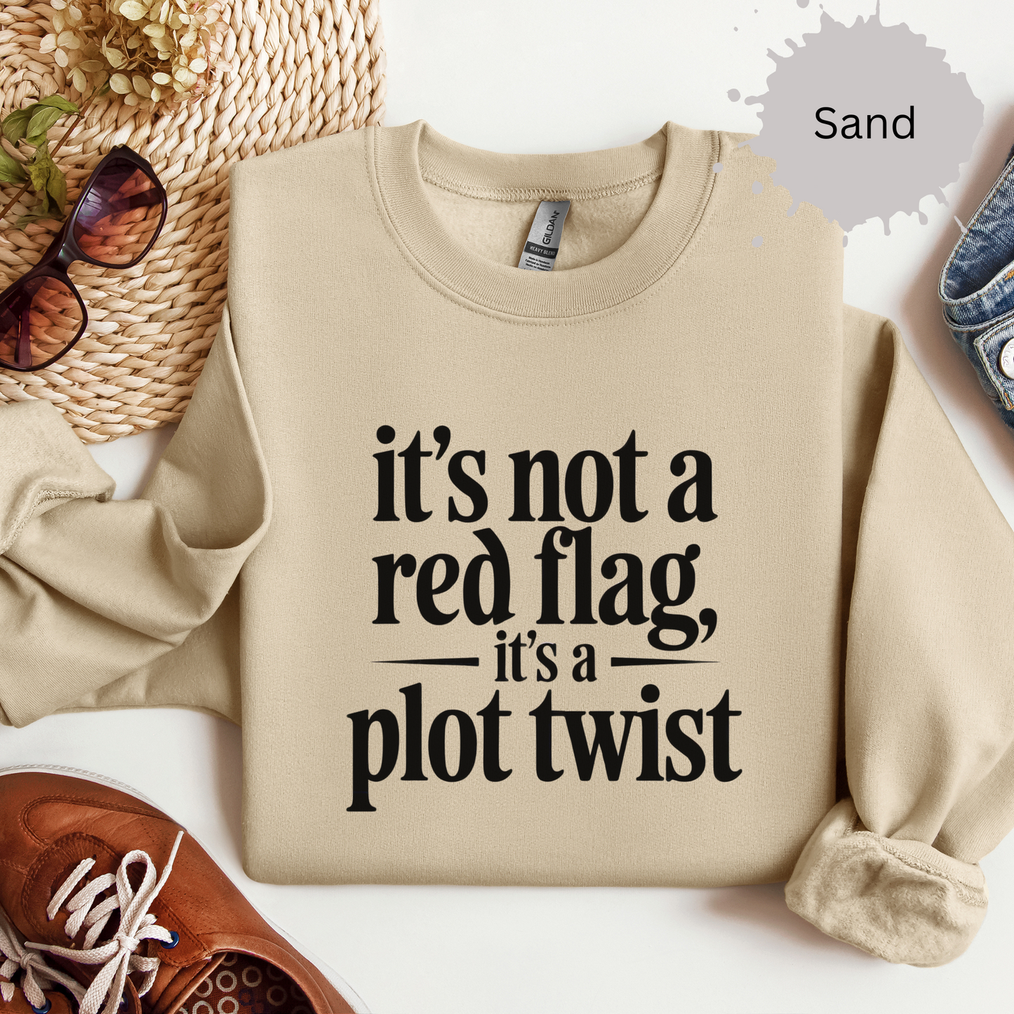 Its a Plot Twist True Crime Crewneck