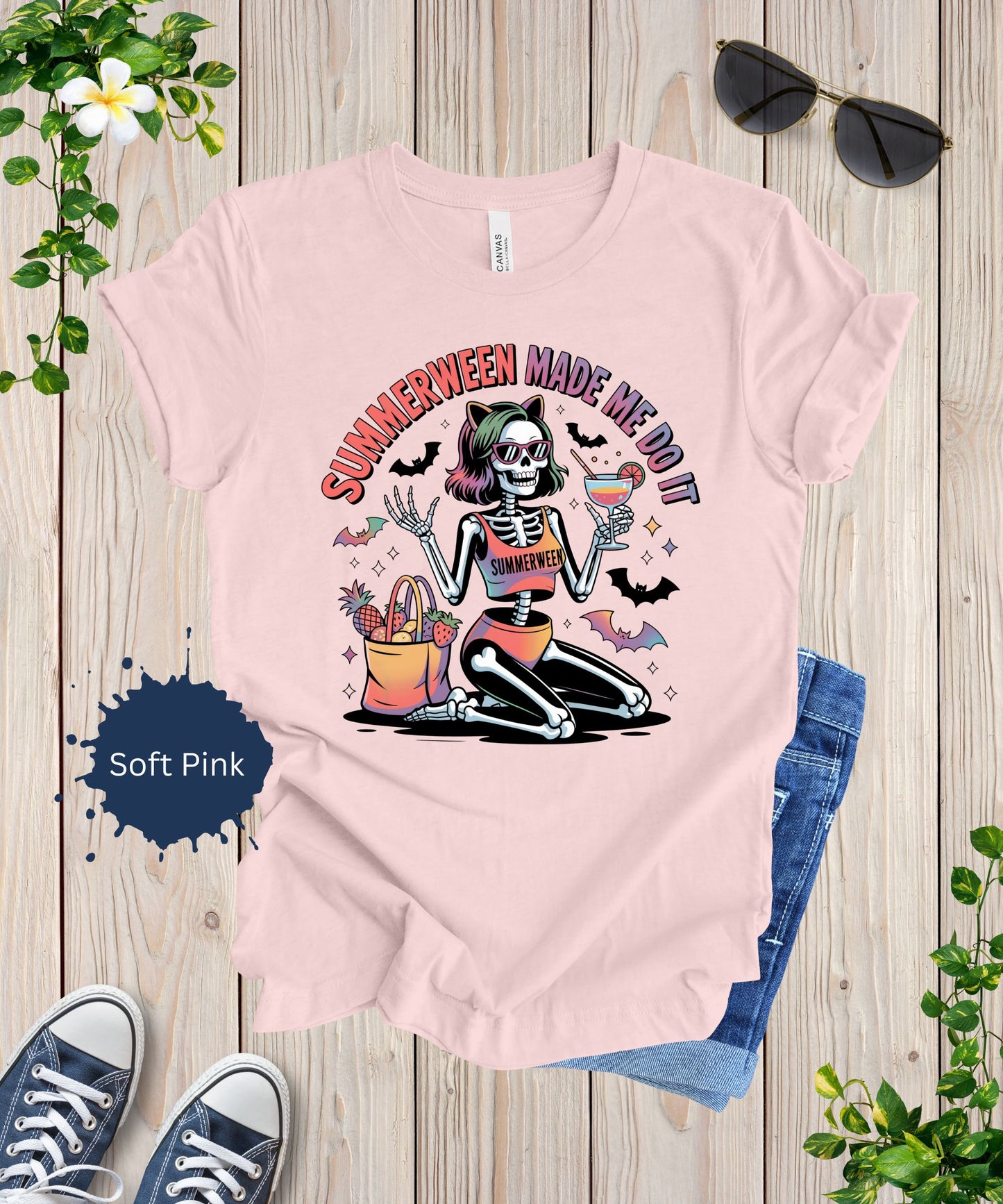 Summerween Rebel Skeleton T-Shirt