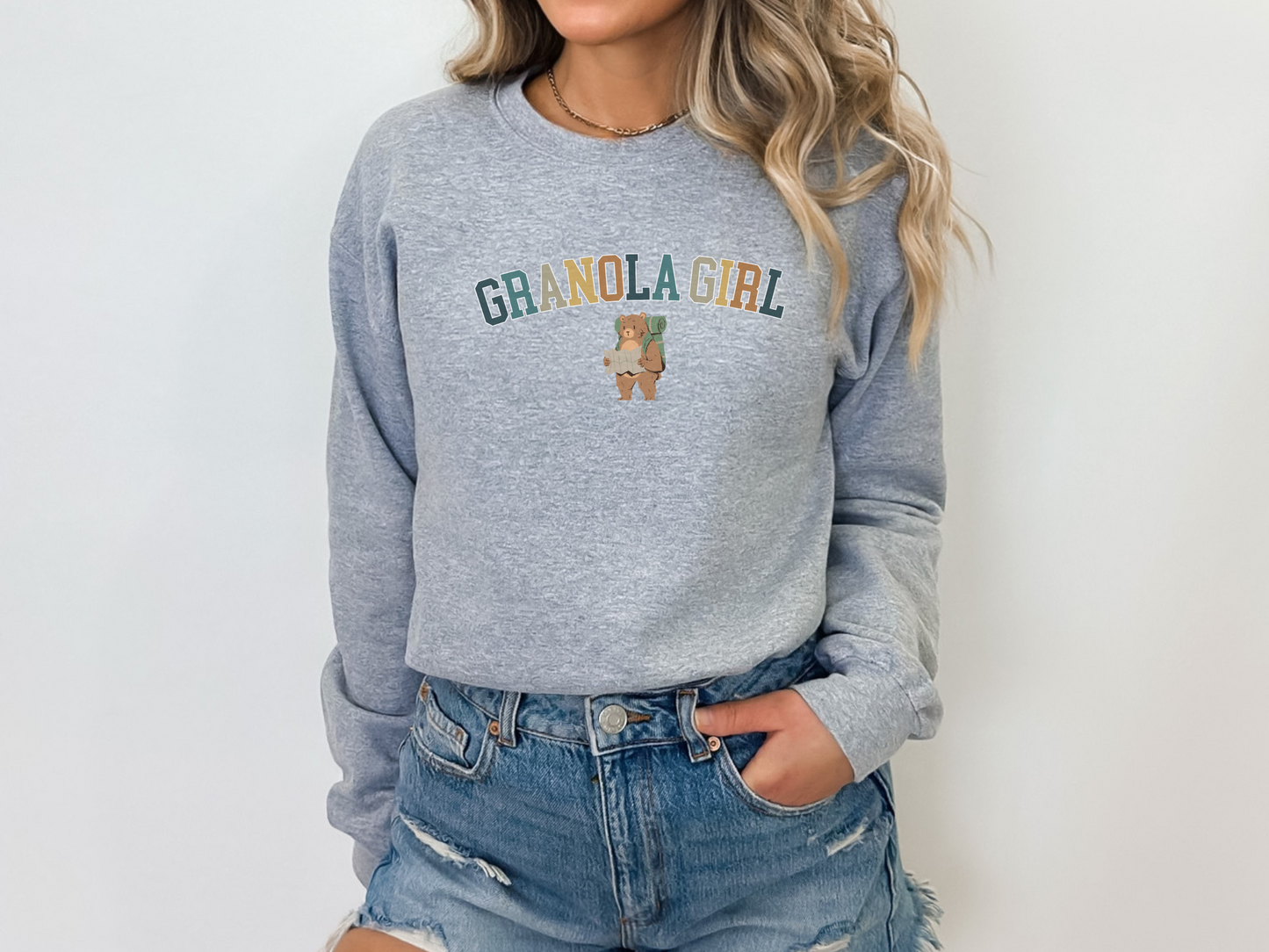 Granola Girl Outdoors Hiking Sweatshirt