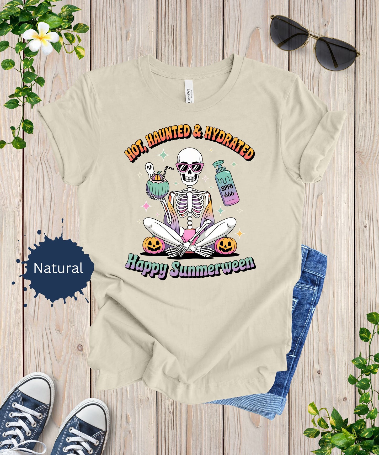 Hot, Haunted and Hydrated Summerween Shirt