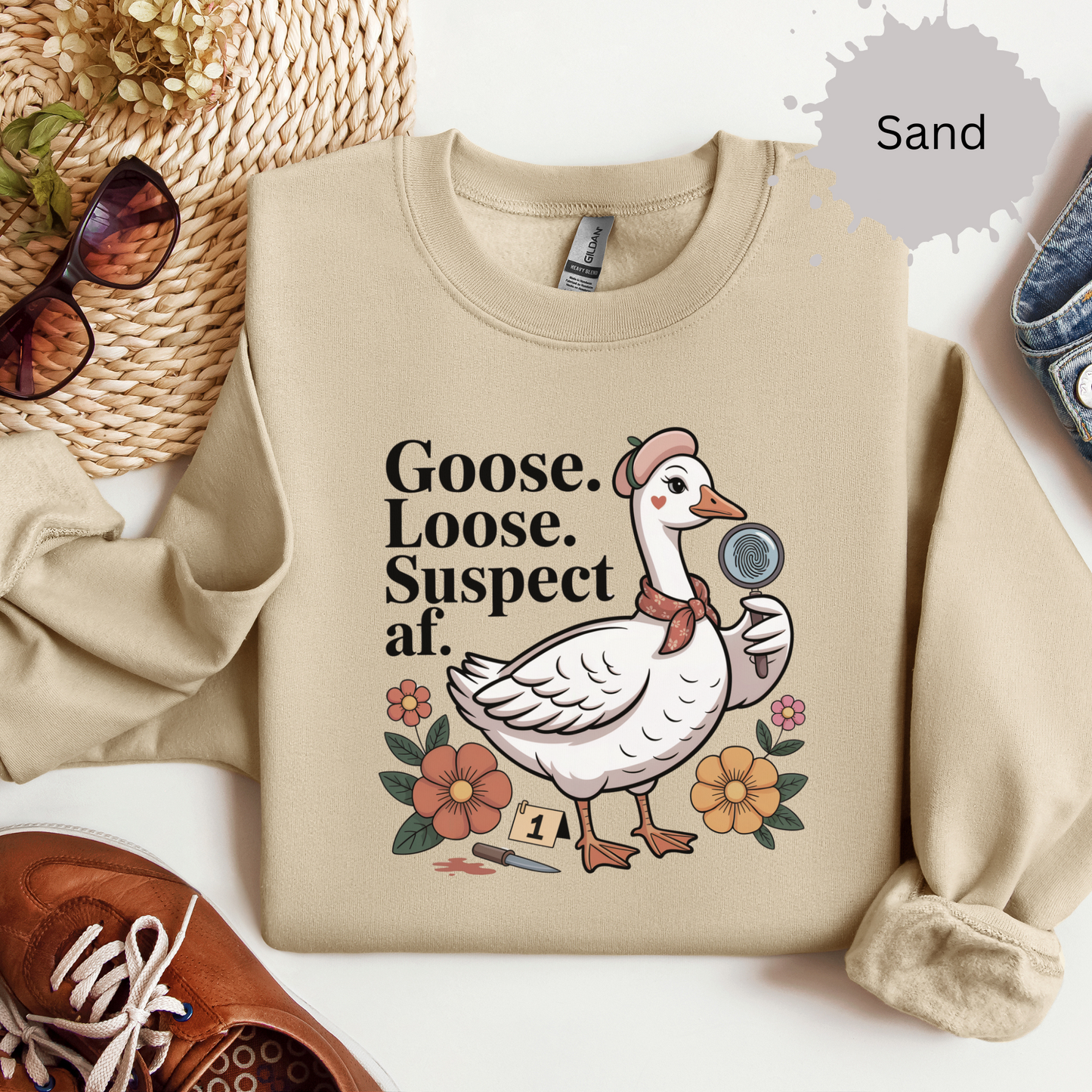Goose Loose Suspect AF Crewneck