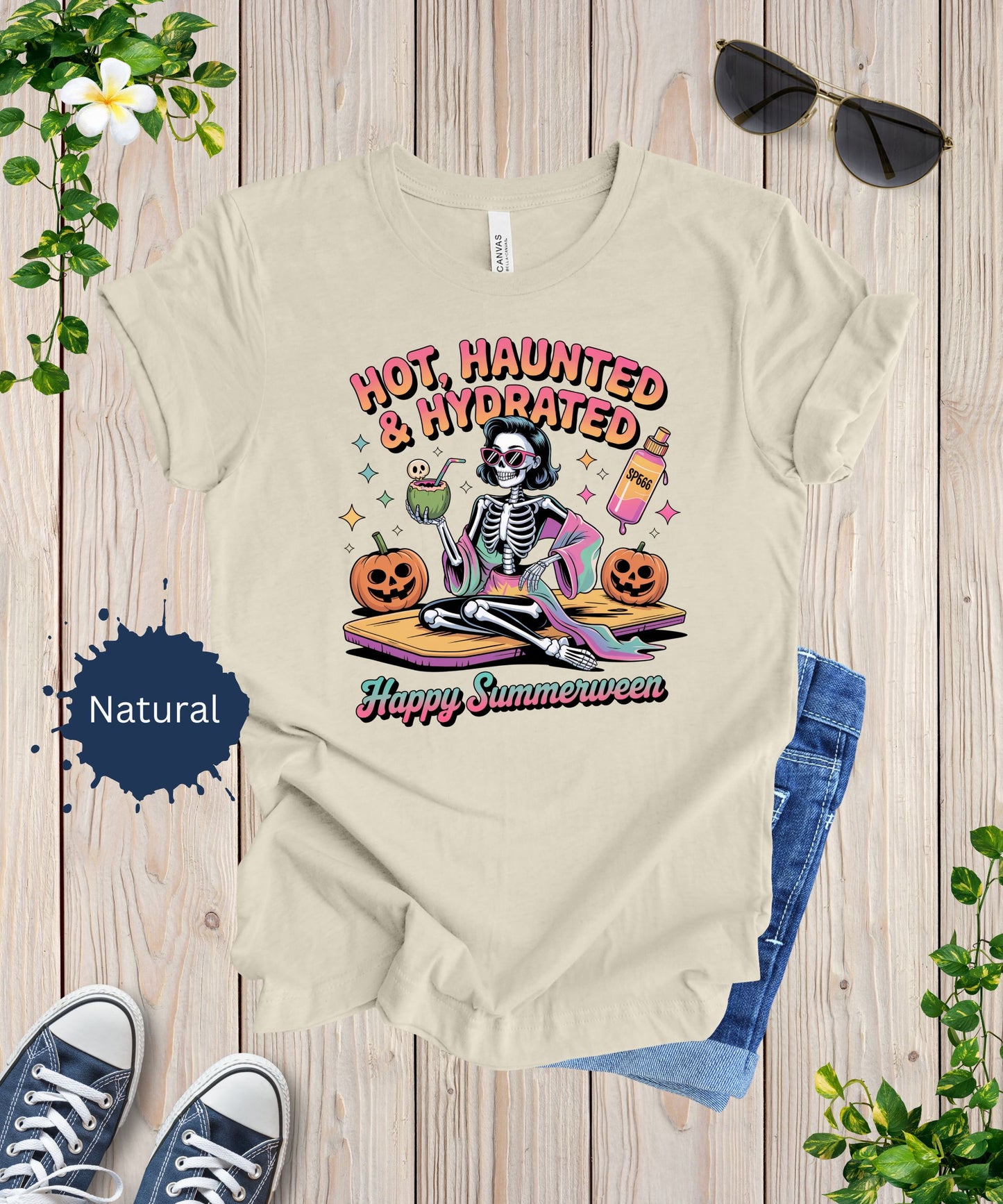 Haunted & Hydrated Spooky Summer Tee