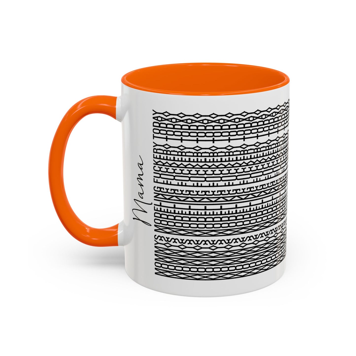 Mommy Modeling F**kery Today – Hidden Message Mug (Colorful Text)