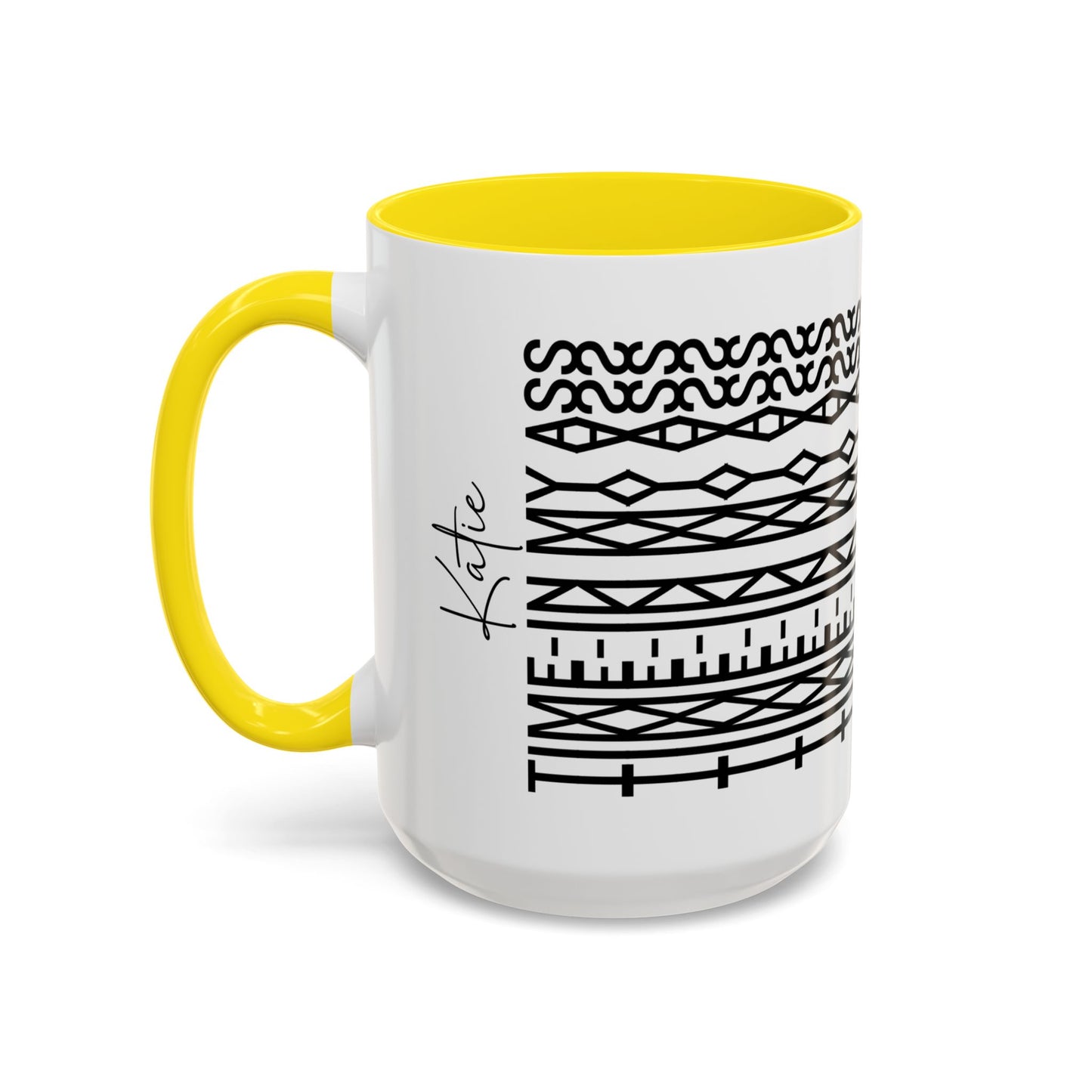Time In My Ass – Hidden Message Mug (Black Text)