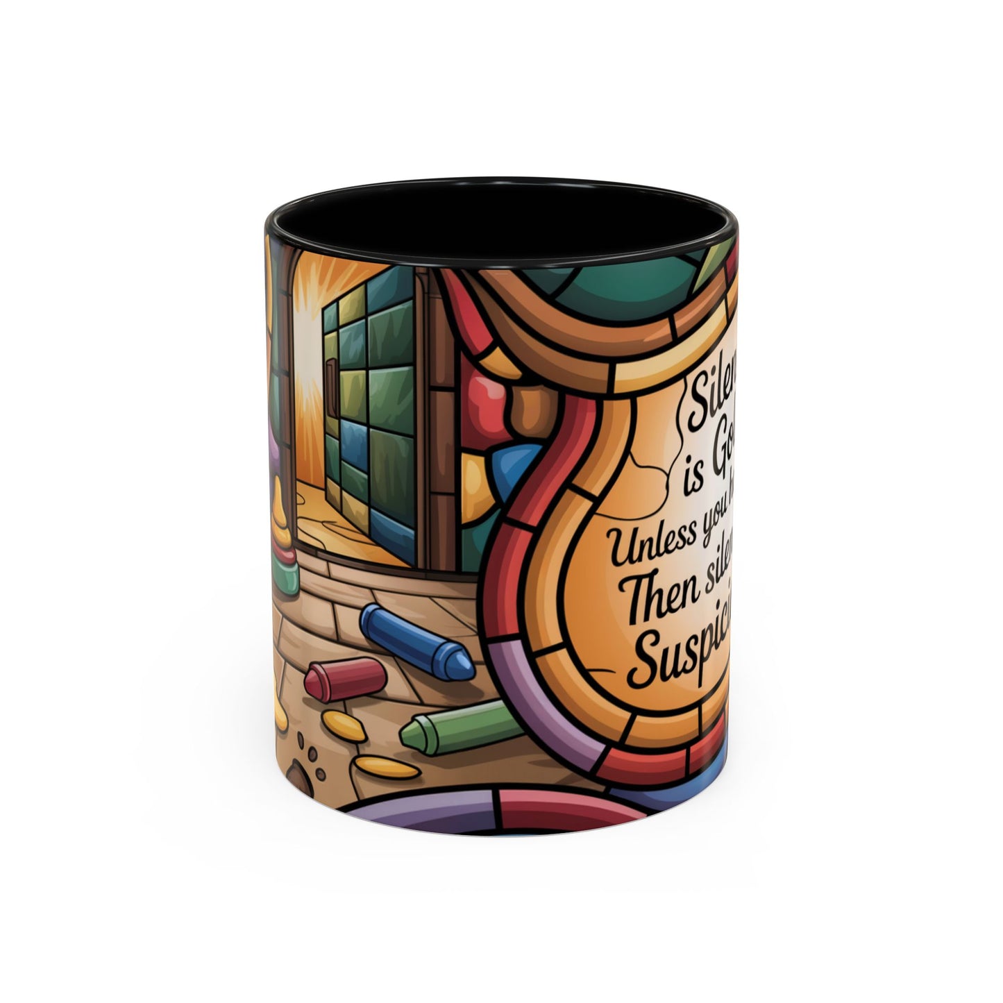 Funny Personalized Mom Silence Is Golden Mug