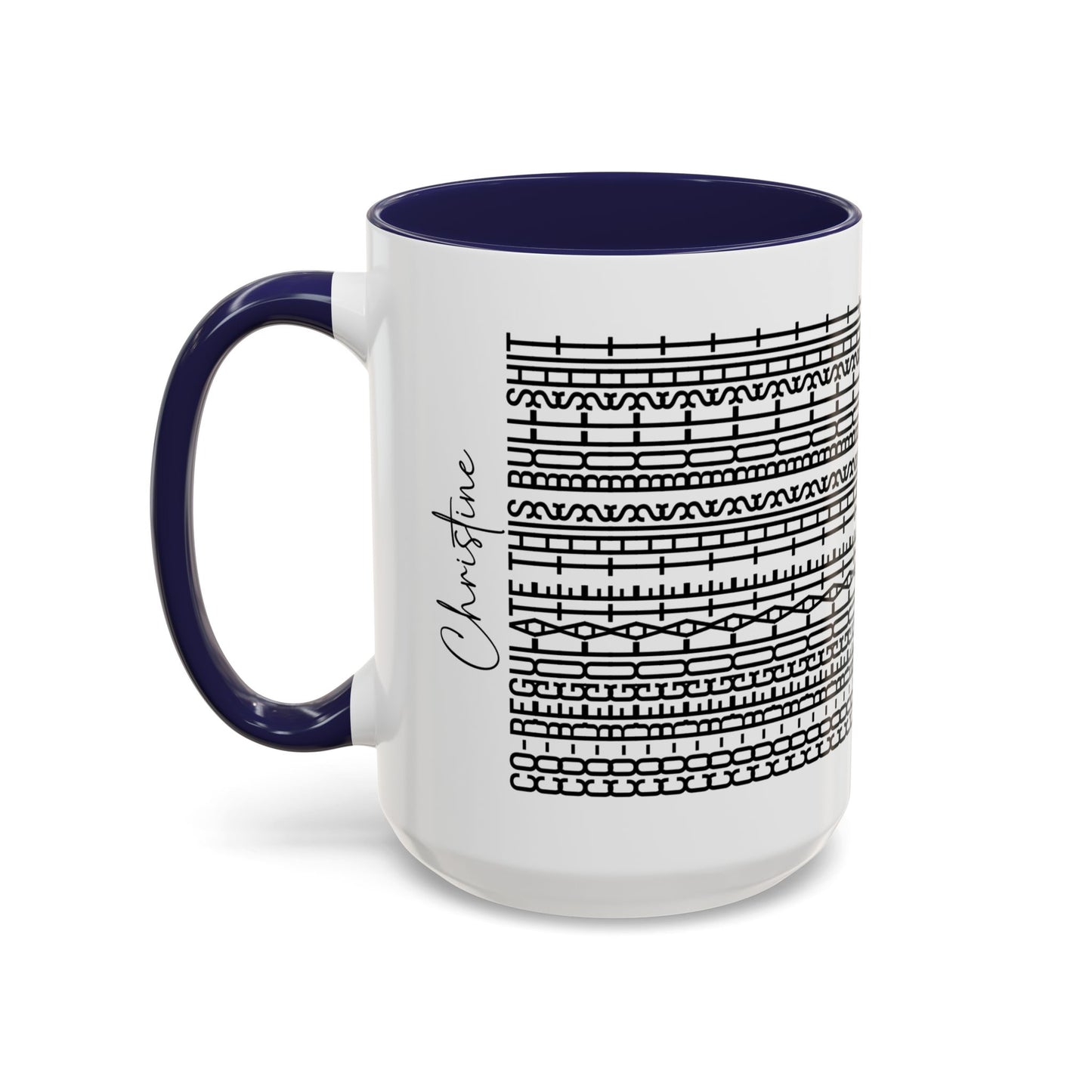 Co-Regulate This Bullsh*t – Hidden Message Mug (Black Text)