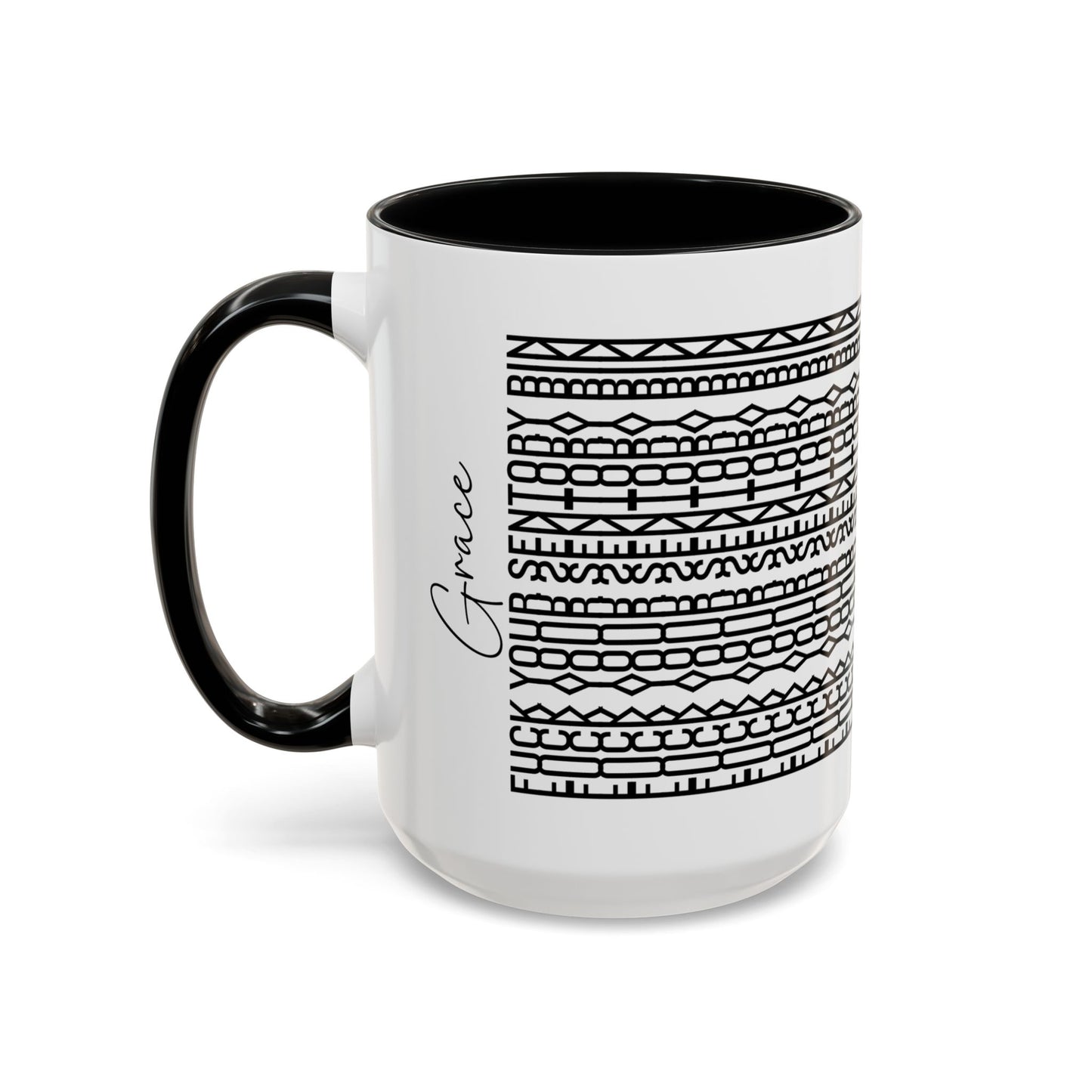 F**K Your Sensory Bin – Hidden Message Mug (Black Text)