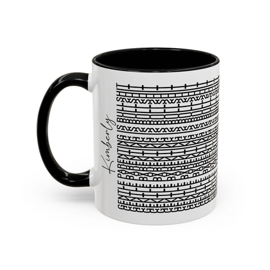 Gentle Parenting Is Bullsh*t – Hidden Message Mug (Black Text)