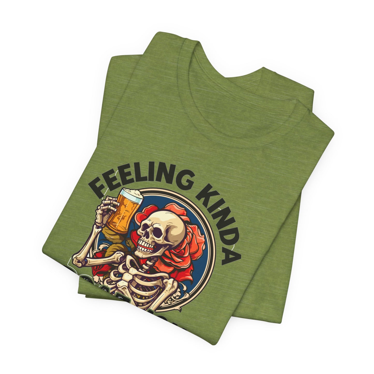 Feeling Kinda IDGAFish Skeleton T-Shirt