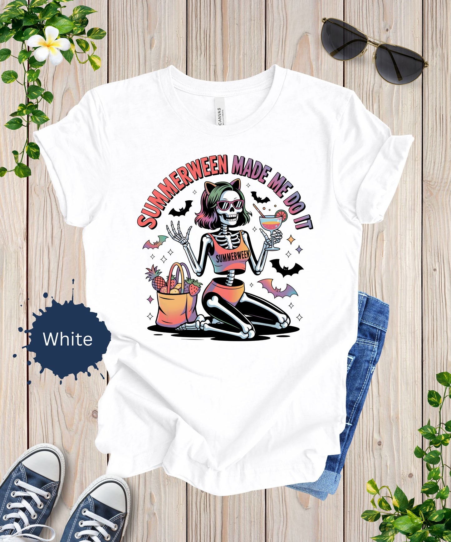Summerween Rebel Skeleton T-Shirt