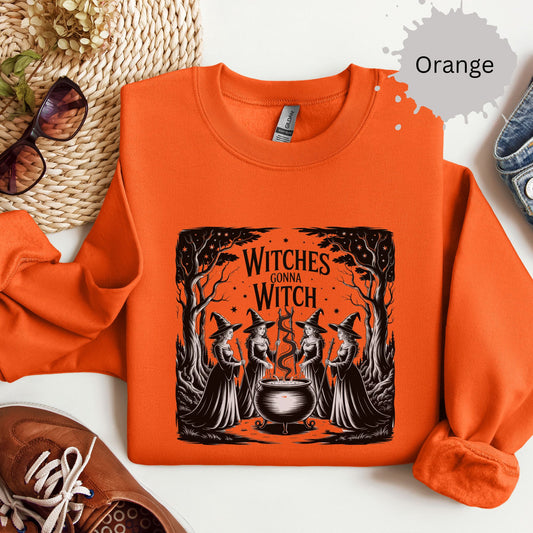 Witches Gonna Witch Crewneck Sweatshirt