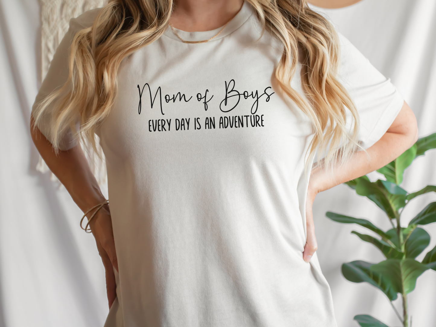 Mom of Boys, Every Day is an Adventure Crewneck TShirt