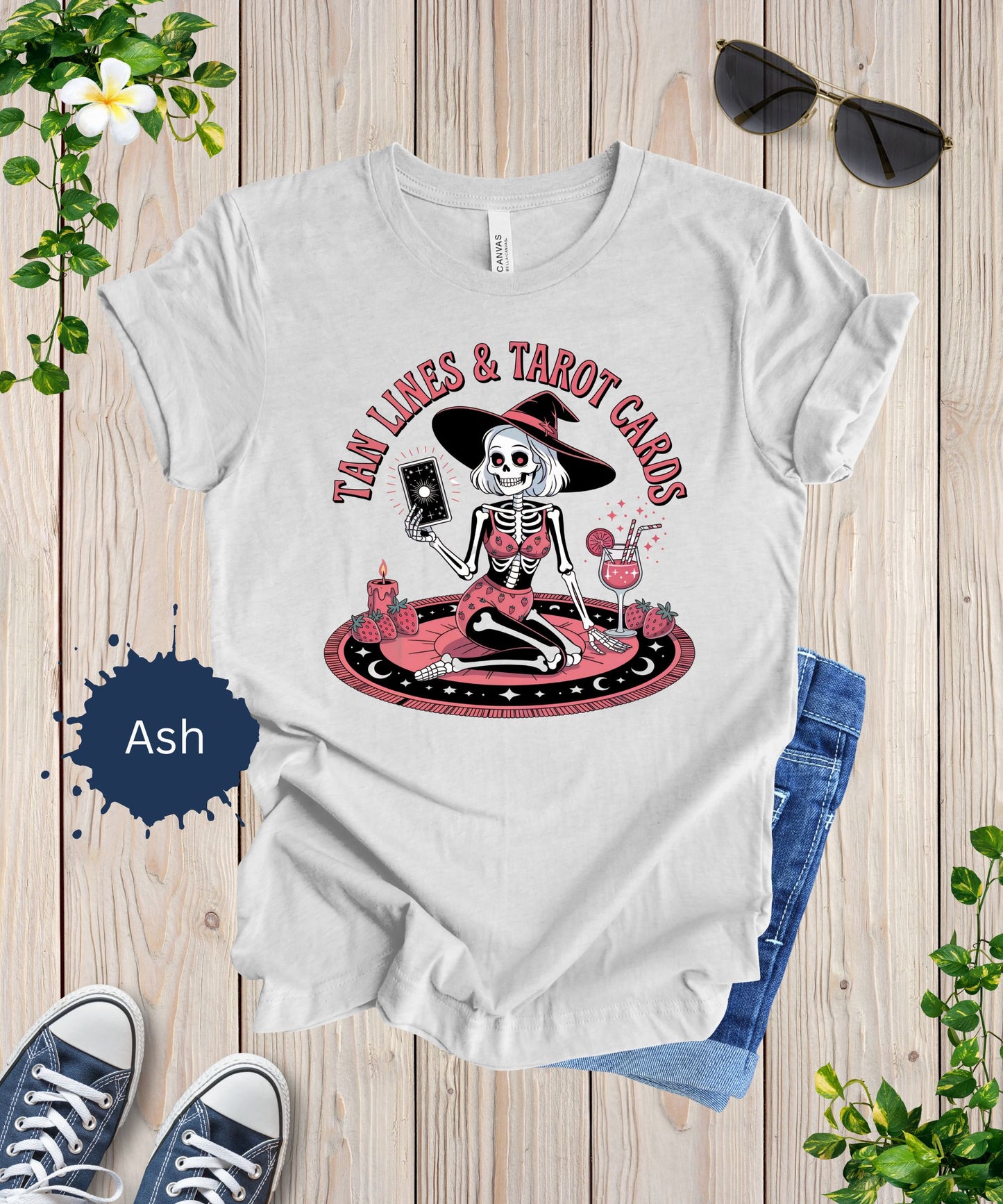 Summer Tarot Skeleton Shirt