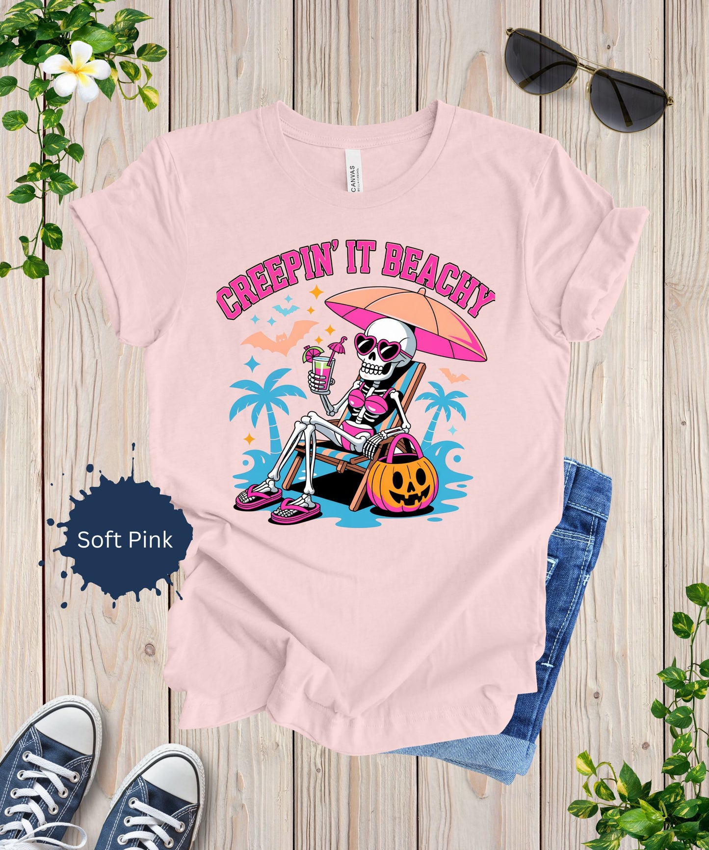 Creepin’ It Beachy Skeleton Tee