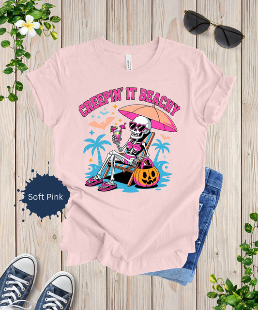 Creepin’ It Beachy Skeleton Tee