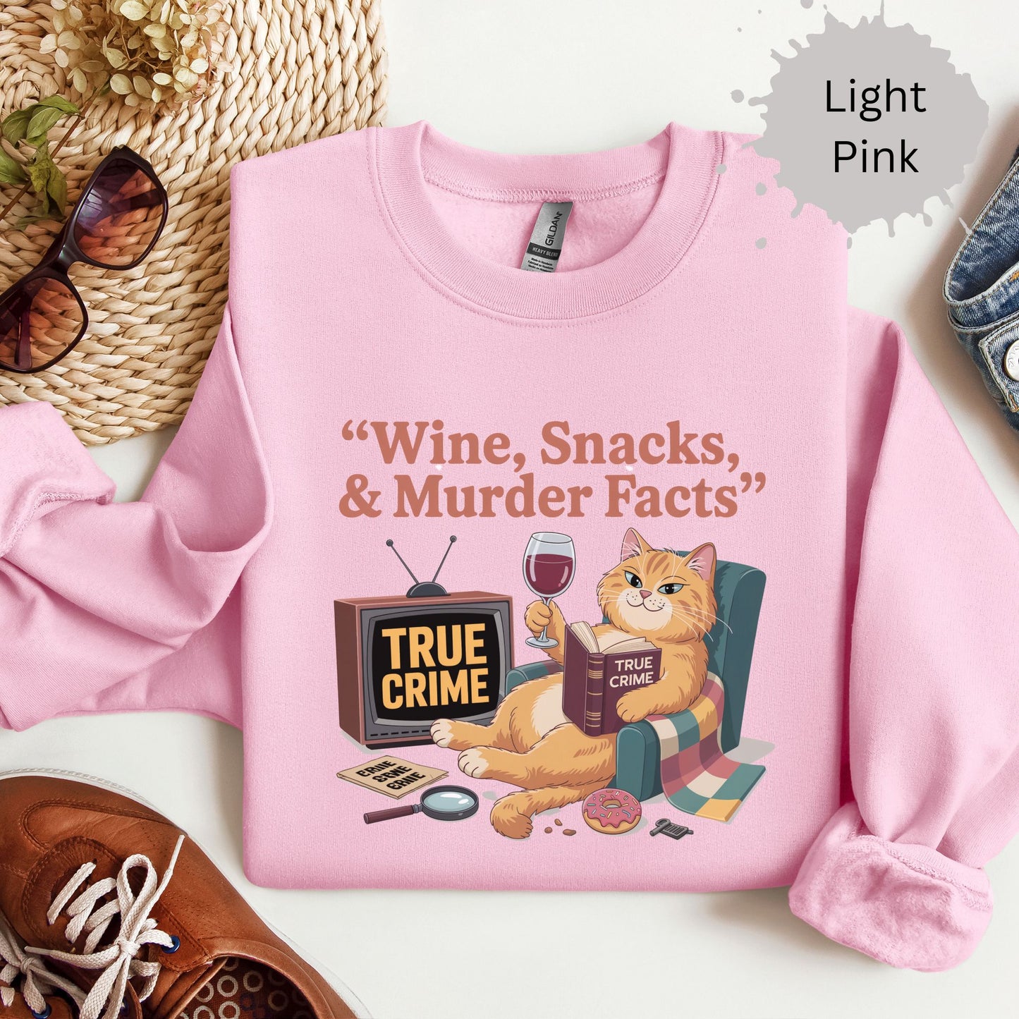 True Crimes & Whiskers Crewneck