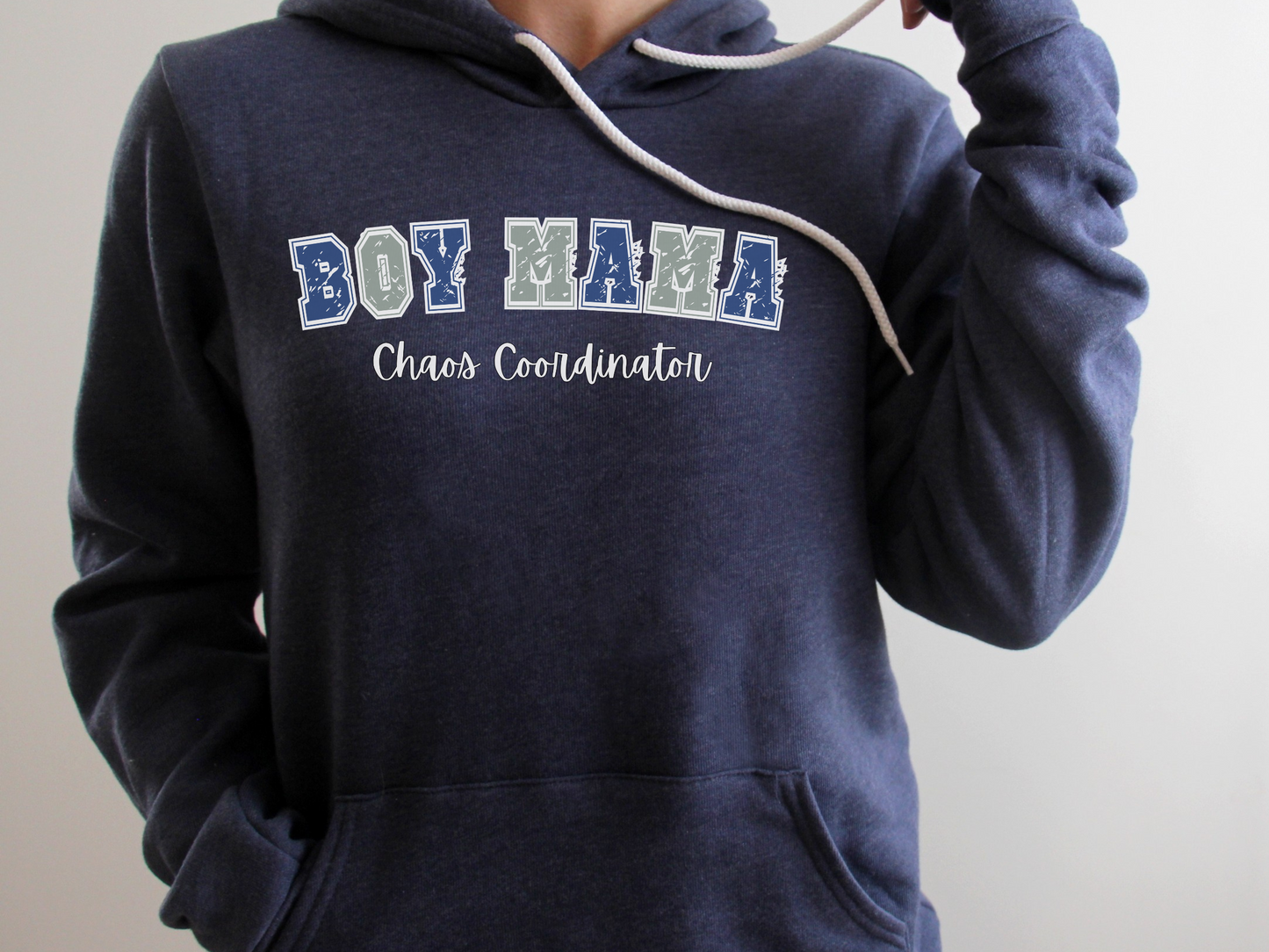 Boy Mama, Chaos Coordinator Pullover Hooded Sweatshirt