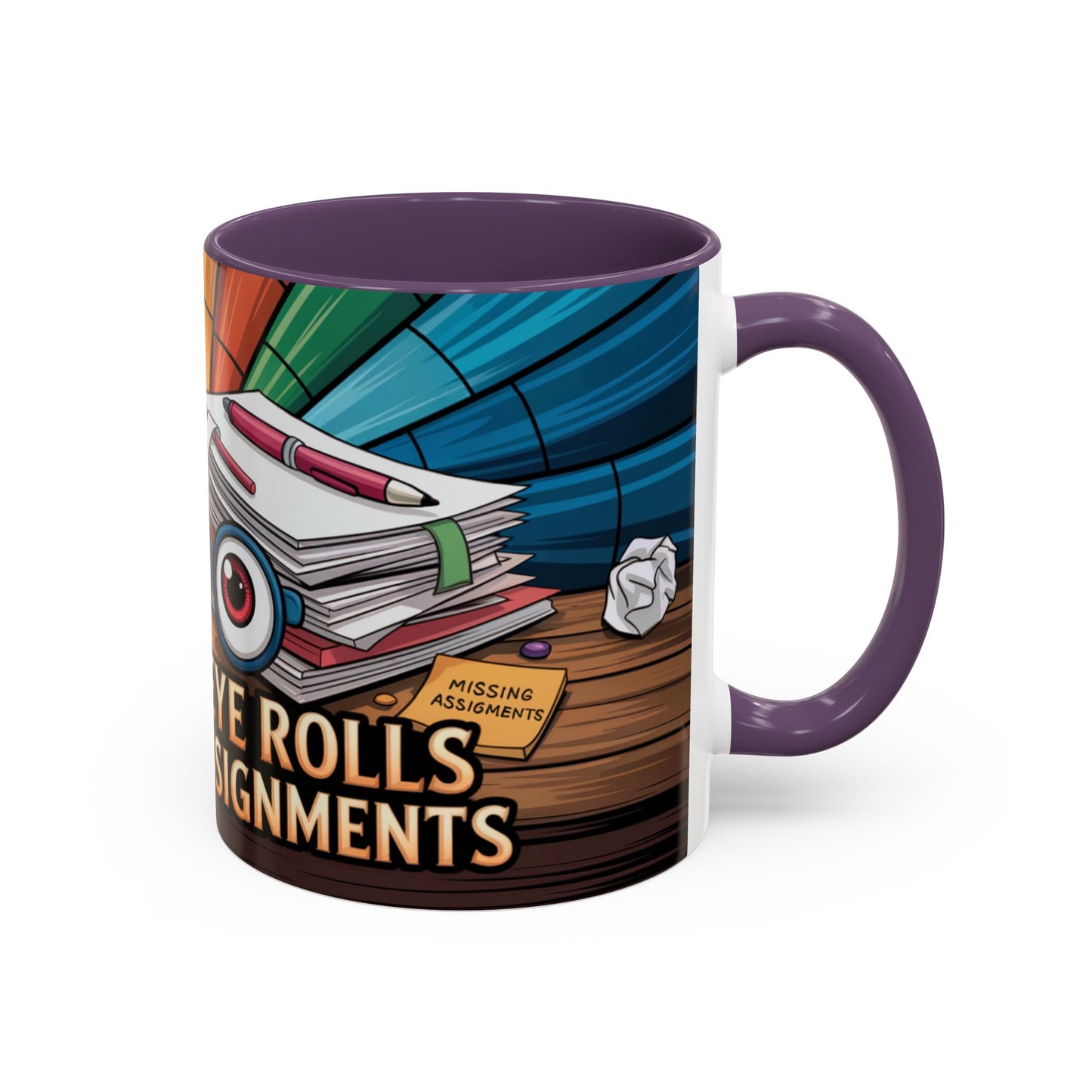 Personalized Teacher Eyeroll Coffee Mug