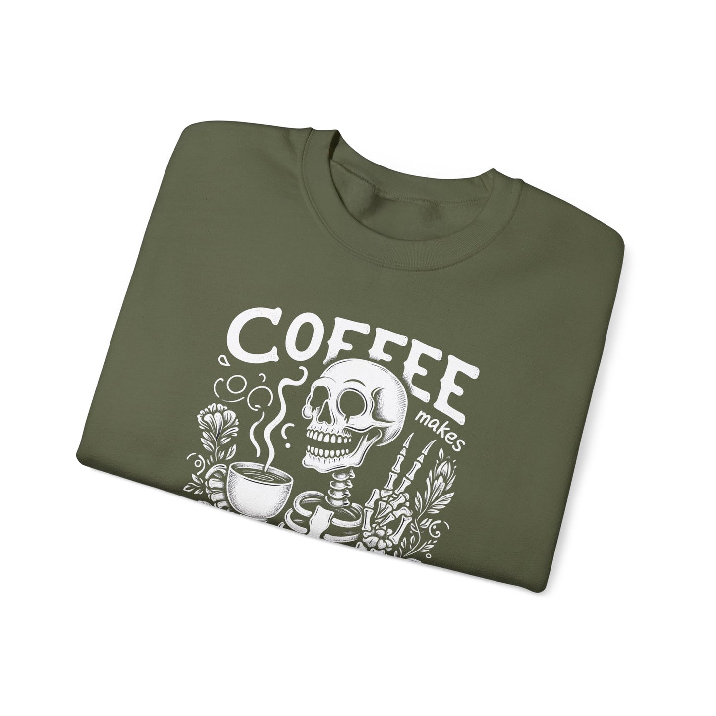 Nicer After Coffee Crewneck Sweatshirt