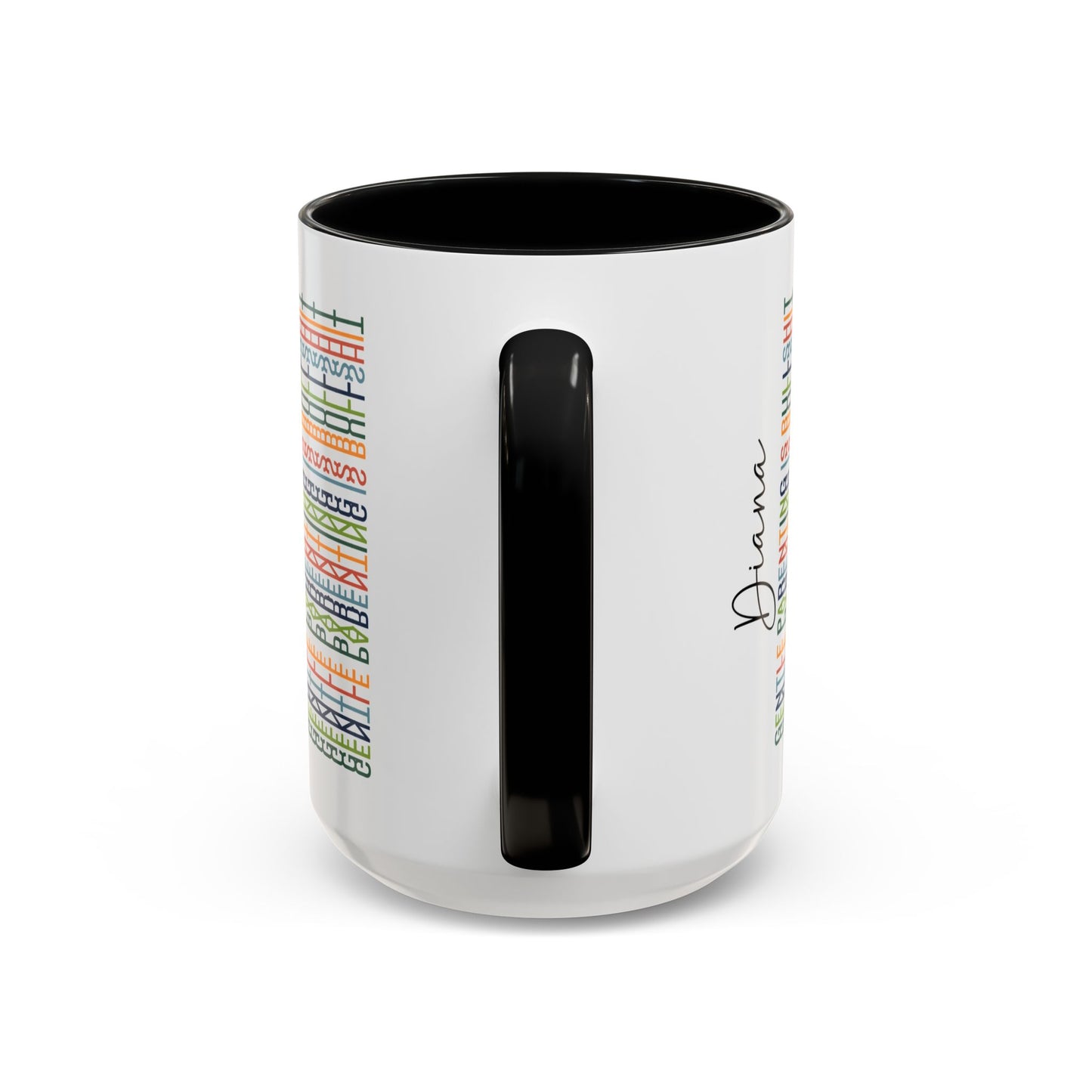 Gentle Parenting Is Bullsh*t – Hidden Message Mug (Colorful Text)