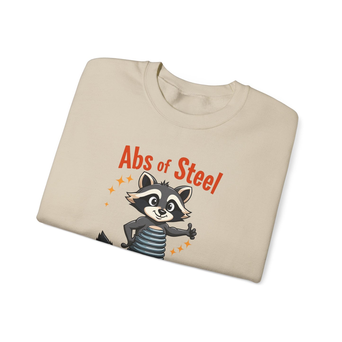 Abs of Steel Racoon Crewneck Sweatshirt