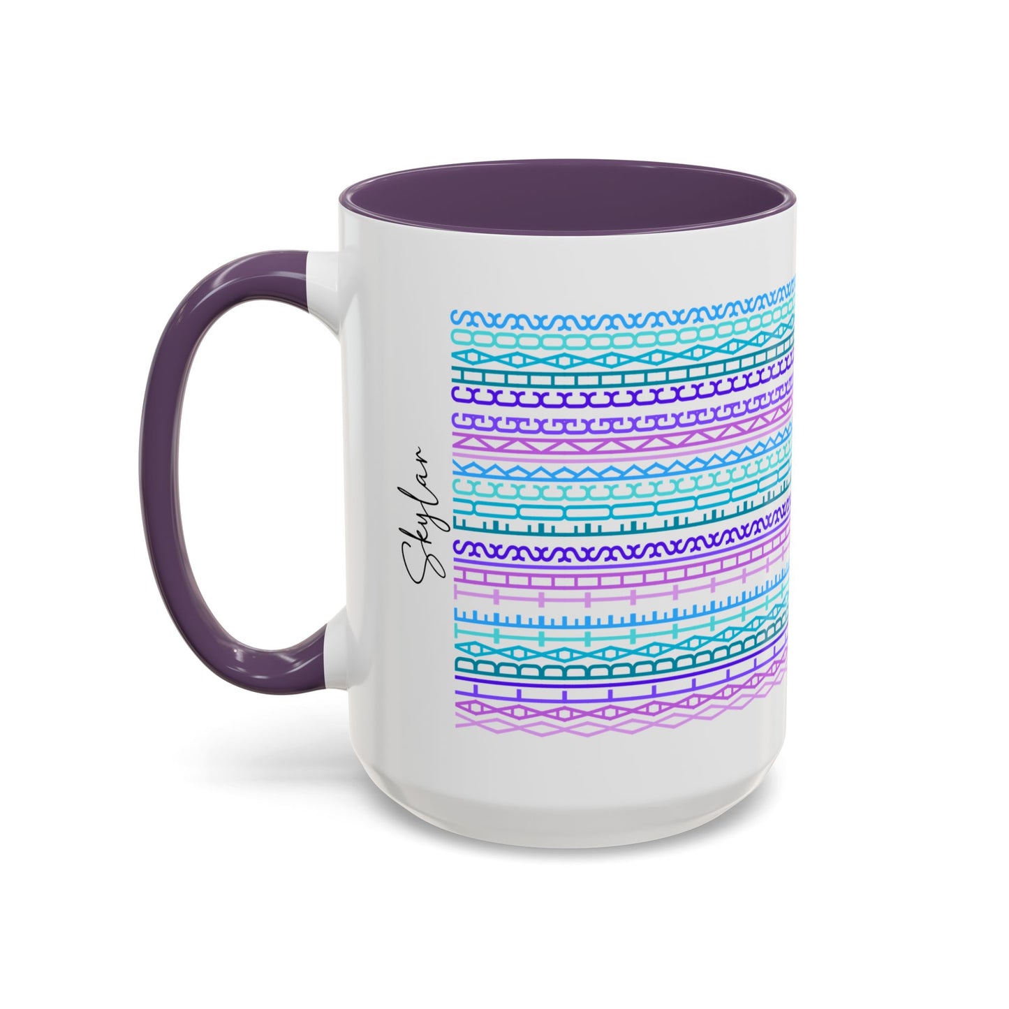 Validate This F**ing Chaos – Hidden Message Mug (Colorful Text)