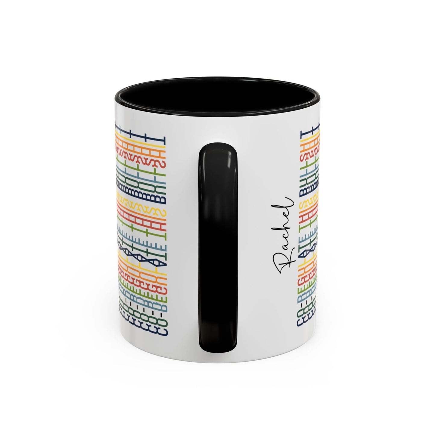 Co-Regulate This Bullsh*t – Hidden Message Mug (Colorful Text)